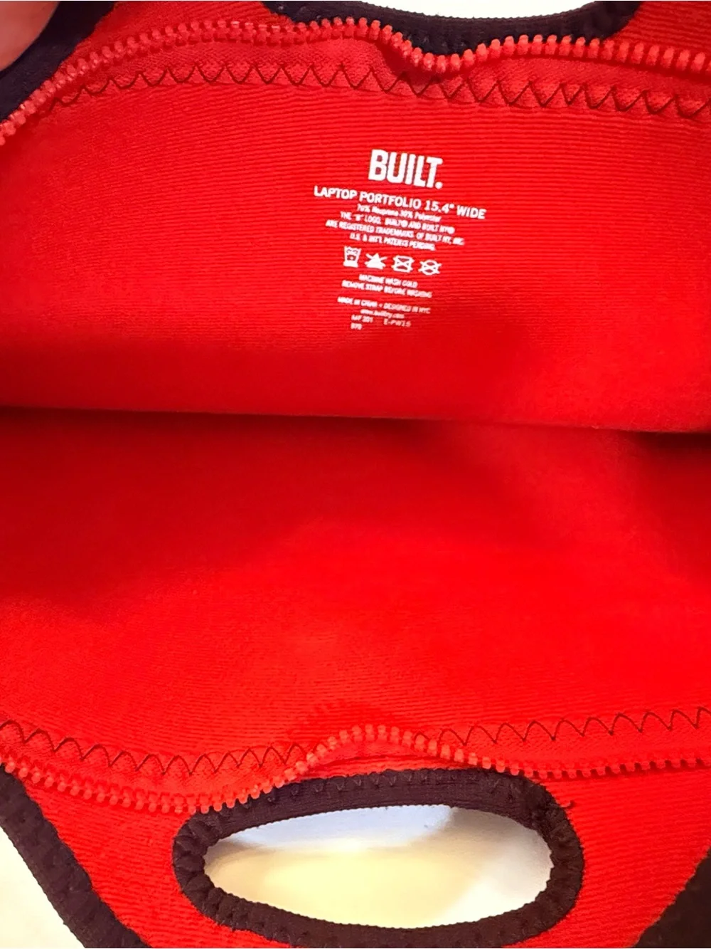 Built Multicolor Dot Neoprene Laptop Bag for Women